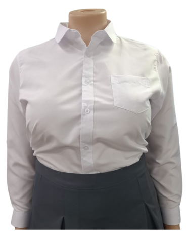 Blusa Escolar de Niñas x 6 Unds. Talla: 4 - 6 - 8 - 10 - 12