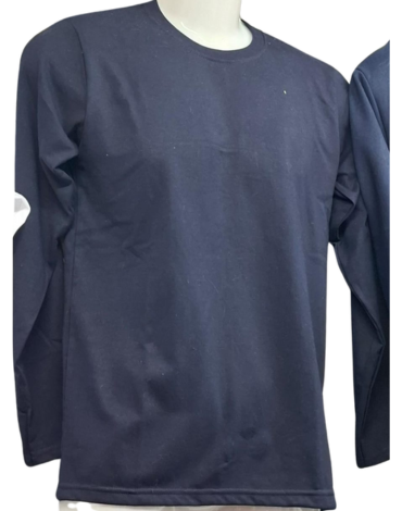 Camiseta Unisex de Algodón Color Azul Marino x 4 Unds.Talla: S a XL