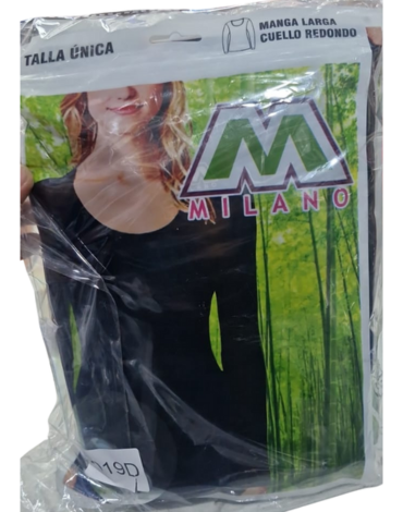 Camiseta Primera Capa de Mujer Milano x 12 Unds. Talla: Estandar