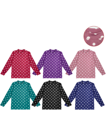 Camiseta Cuello Beatle Colores Surtidos x 12 Unds. Tallas: M/L - L/XXL