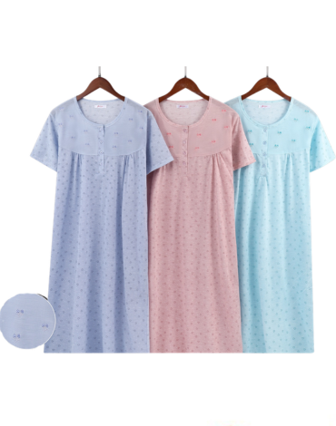Camisola Corta de Algodón de Mujer Colores Surtidos x 12 Unds. Talla: M - L  - XL -  XXL