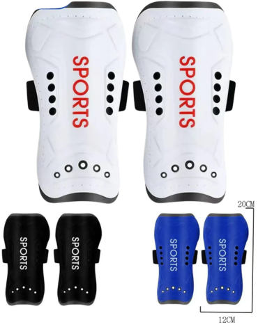 Canilleras de Fútbol Sport Colores Surtidos x 10 Pares. Talla: L