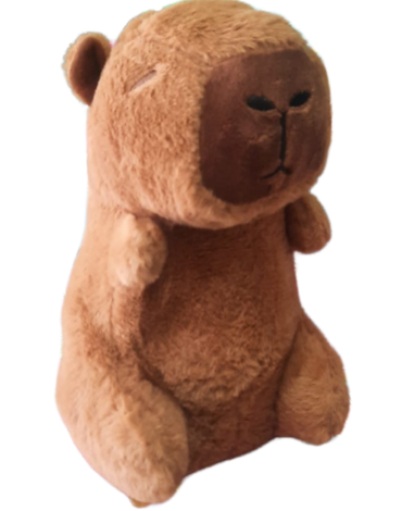 Peluche Capybara x 4 Unds. Medida: 22 cm aprox.