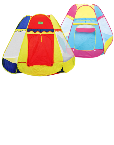Carpa Infantil Colores Surtidos al Azar x 1 Und. Medida :160 x 160 x 112 cm aprox.