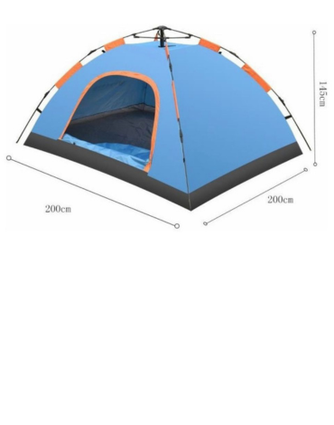Carpa para Camping Automática x 1 Unds. Medida: 200 x 200 x 145 cm aprox.