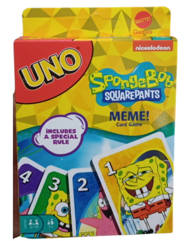 Juego de Cartas UNO Bob Sponja x 4 Unds.
