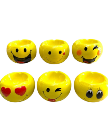 Ceniceros de Carita Modelos Surtidos x 4 Unds. Medidas: 7 x 10 cm aprox