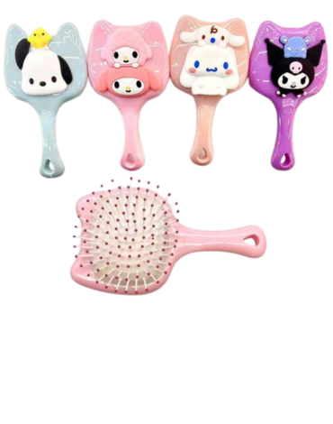 Cepillo para Cabello Gato Sanrio  x 12 Unds.Medida: 19.5 x 6.5 cm aprox