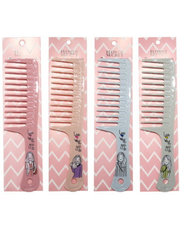 Peine de Cabello Colores Surtidos x 24 Unds.