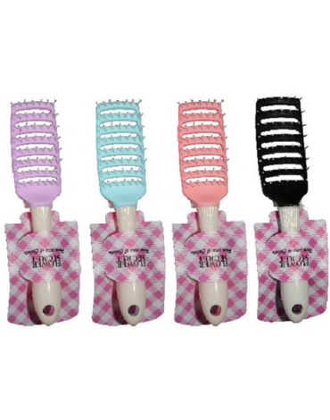 Cepillo de Cabello Colores Surtidos x 12 Unds.