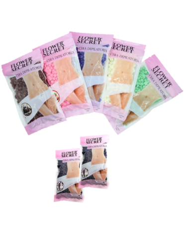 Cera Depilatoria Granulada Aromas Surtidos x 12 Unds. Medida: 100 gr aprox.