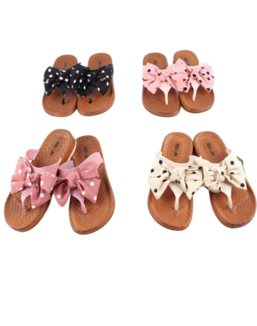 Chalas de Mujer con Lazo x 36 Pares. Talla: 37 al 42