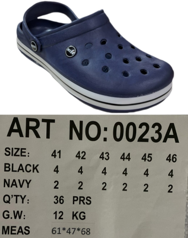 Chalas Zueco de Hombre Colores Surtidos x 36 Pares. Talla: 40 al 45