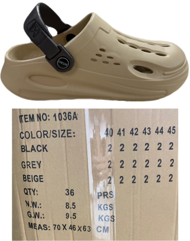 Chalas Zueco de Hombre Colores Surtidos x 36 Pares. Talla: 40 al 45