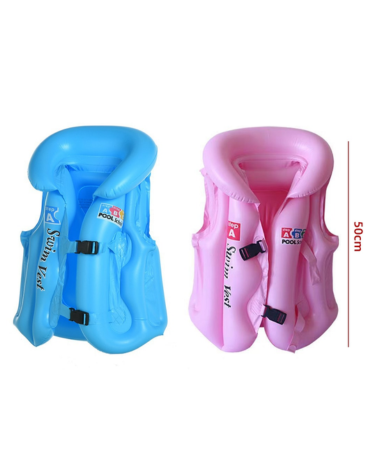 Chaleco Salvavidas para Natación x 4 Unds. Medidas: 50 cm aprox.