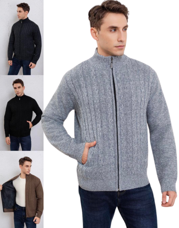 Chaleco de Hombre con Chiporro Colores Surtidos x 16 Unds. Tallas: S - M - L