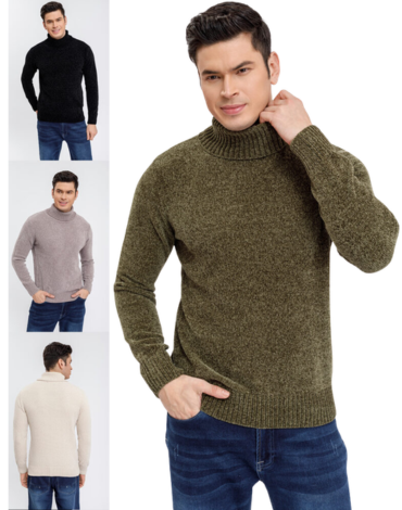 Chaleco Chenille Colores Surtidos x 16 Unds. Tallas: S - M - L