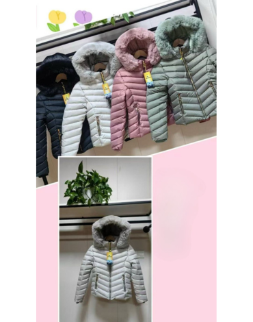 Parkas Térmica con Gorro Peludito x 12 Unds. Tallas: S a 3XL
