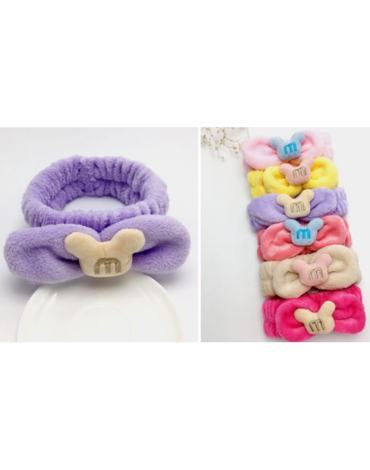 Cintillo de Spa Lazo Colores Surtidos x 12 Unds.