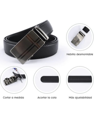 Cinturón Hombre Automático Hebilla con Cruz x 12 Unds.