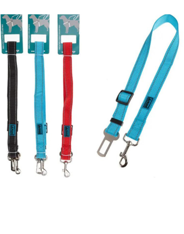 Cinturón de Seguridad  para Mascota x 6 Unds. Medidas: 2.0 x 40 cm - 70 cm aprox