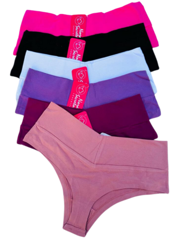 Colaless Elasticado Tiro Alto Colores Surtidos x 12 Unds. Tallas: L - XL