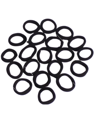 36 Set de Mini Colets Panty Color Negro (1 Set Trae 20 PCS)