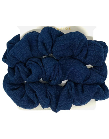 12 Set de Colet Delgado Color Azul (1 Set Trae 3 PCS) Medida: 8 cm aprox.