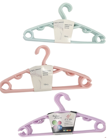 Colgador Plástico Colores Surtidos x 40 Unds.