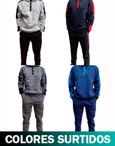 Conjunto Buzo con Polar x 12 Unds Tallas: M - L - XL - XXL