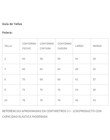 Conjunto Micropolar Primera Capa (Elegir Talla y Color) x 6 Unds. Tallas: 2 - 4 - 6 - 8 - 10
