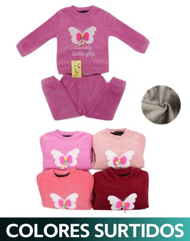 Conjunto de Buzo para niña x 12 Unds Tallas : 0 hasta la 4