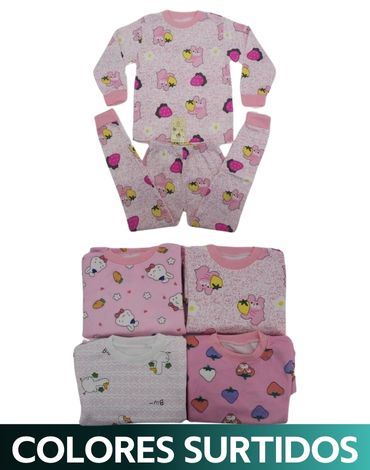 Conjunto de Pijama para Niña x 12 Unds Tallas : 10 a la 15
