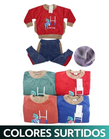 Conjunto de Buzo para niño x 12 Unds Tallas : 0 a la 3