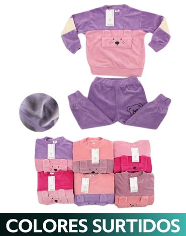 Conjunto de Buzo para Niña x 12 Unds Tallas : 2 a la 6