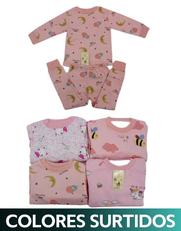 Conjunto de Pijama para Niña x 12 Unds Tallas : 5 a la 10