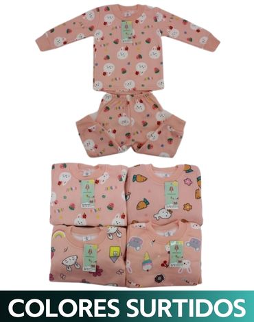 Conjunto de Buzo para Niña x 12 Unds Tallas : 0 a la 3