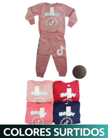 Conjunto de Buzo para Niña x 12 Unds Tallas : 2 a la 6