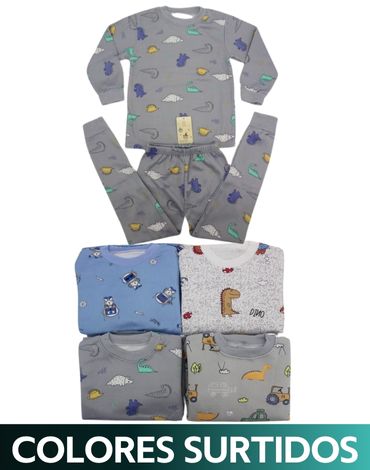 Conjunto de Pijama para Niño x 12 Unds Tallas : 10 a la 15