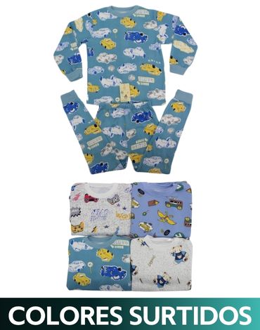 Conjunto de Pijama para Niño x 12 Unds Tallas : 10 a la 15