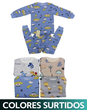 Conjunto de Pijama para Niño x 12 Unds Tallas : 5 a la 10
