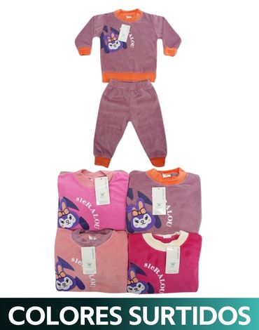 Conjunto de Buzo para Niña x 12 Unds Tallas : 2 a la 6
