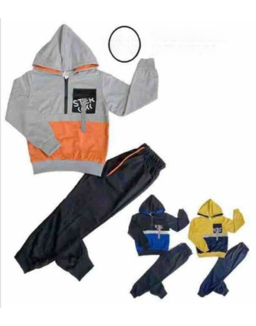 Conjunto Buzo de Niño x 15 Unds. Tallas: 4 - 6 - 8 - 10 - 12