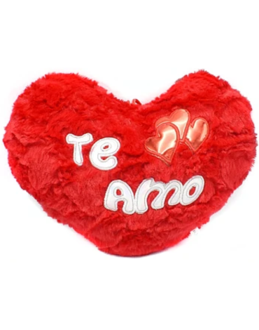 Cojín Corazón Te Amo x 4 Unds. Medida : 25 cm aprox