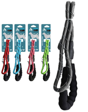 Correa para Mascotas Colores Surtidos x 6 Unds. Medida: 1.2 x 120 cm aprox.