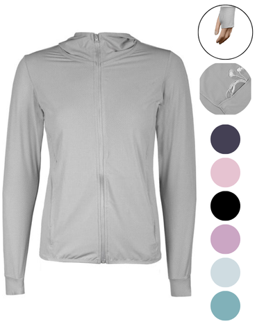 Cortaviento Stretch Microperforado de Mujer (Elegir Talla y Color) x 6 Unds. Talla: S - M - L - XL - XXL