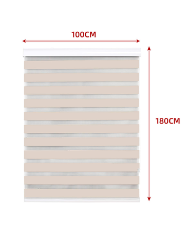 Cortina Roller Black Out x 4 Unds. Medidas: 100 × 180 cm aprox.