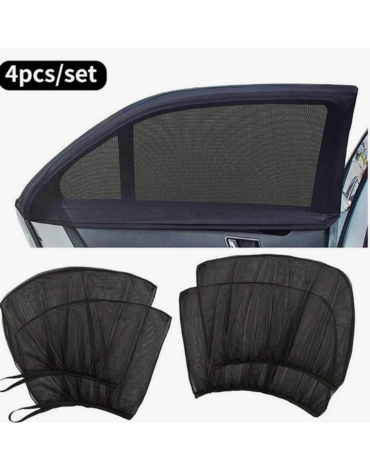4 Set de Protector de Ventana para Auto Color Único (1 Set Trae 4 PCS)