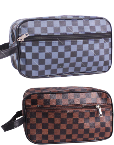 Cosmetiquero Cuadros de Hombre Colores Surtidos x 12 Unds. Medida: 15 x 26 x 10 cm aprox
