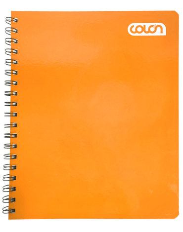 Cuaderno Universitario Liso 7 Mm 100 Hojas Colon Colores Surtidos x 10 Unds.